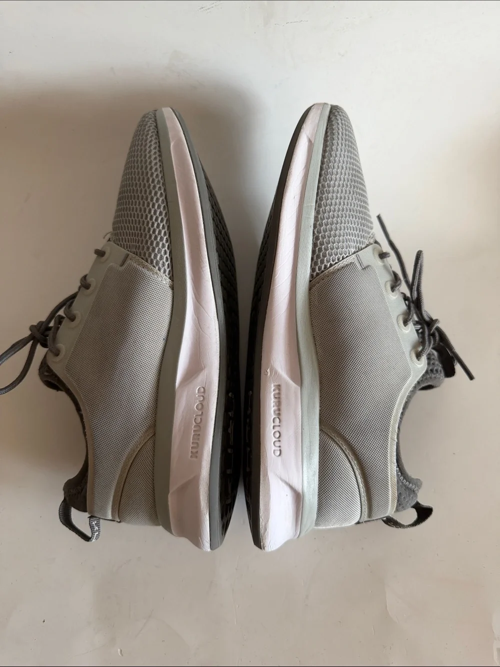 KURU Atom Womens Cloud Gray Athletic Casual Sneaker size 7